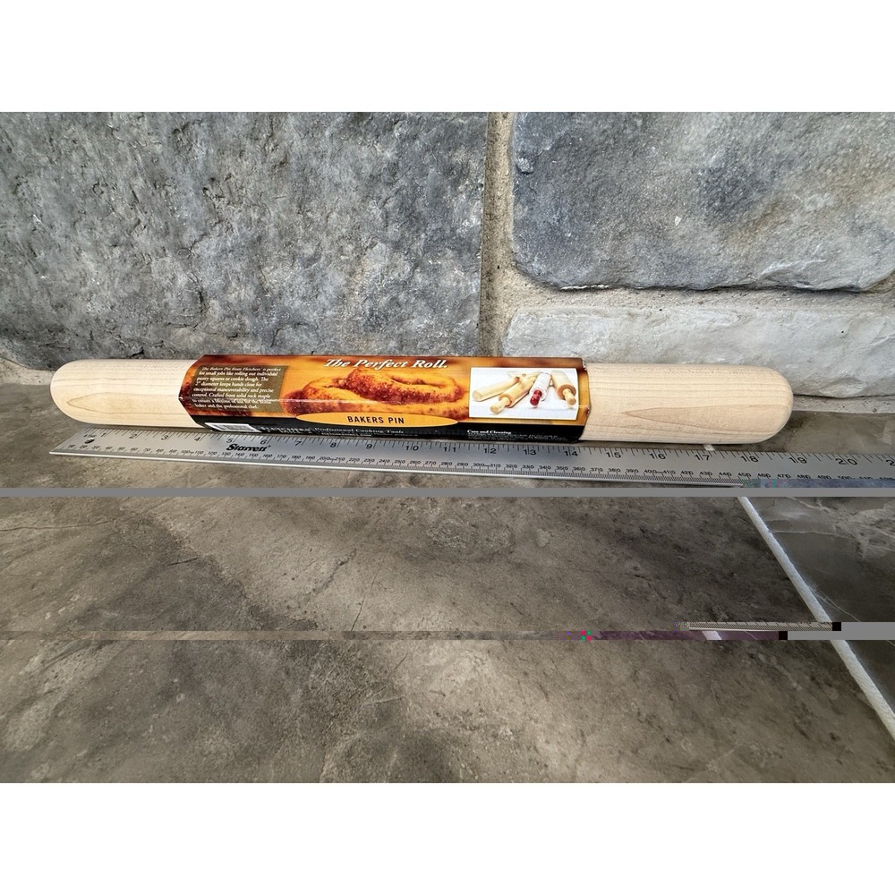Fletchers' Mill Wood Bakers Rolling Pin - Professional Pastry & Dough Roller USA - Picture 7 of 12